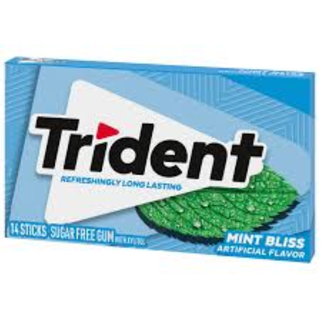 TRIDENT GUM MINT BLISS S/F 14S